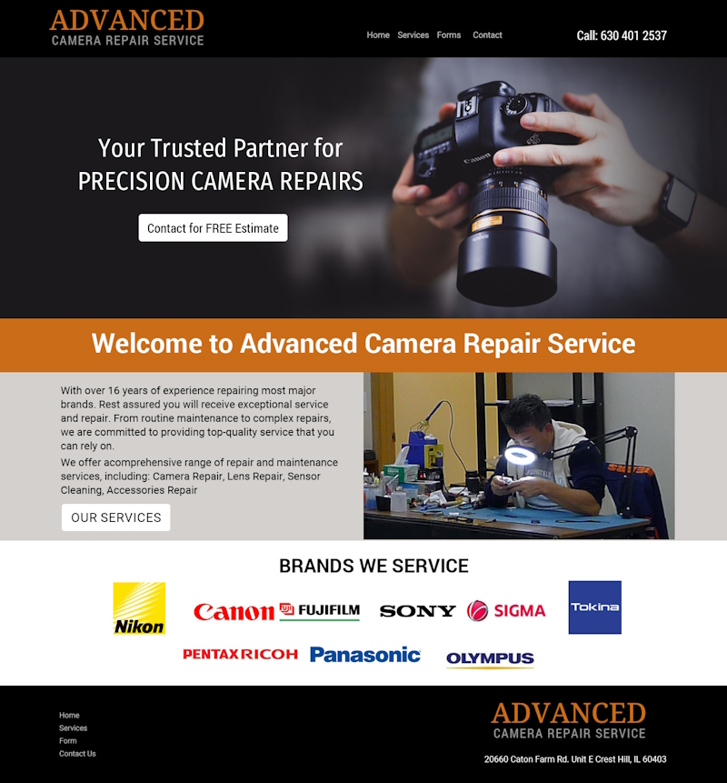 Advanced Camera Repair Service
